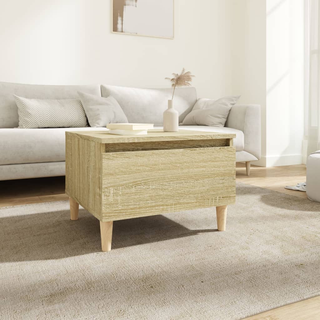 Table d'appoint Chêne sonoma 50x46x35 cm Bois d'ingénierie - XIOS