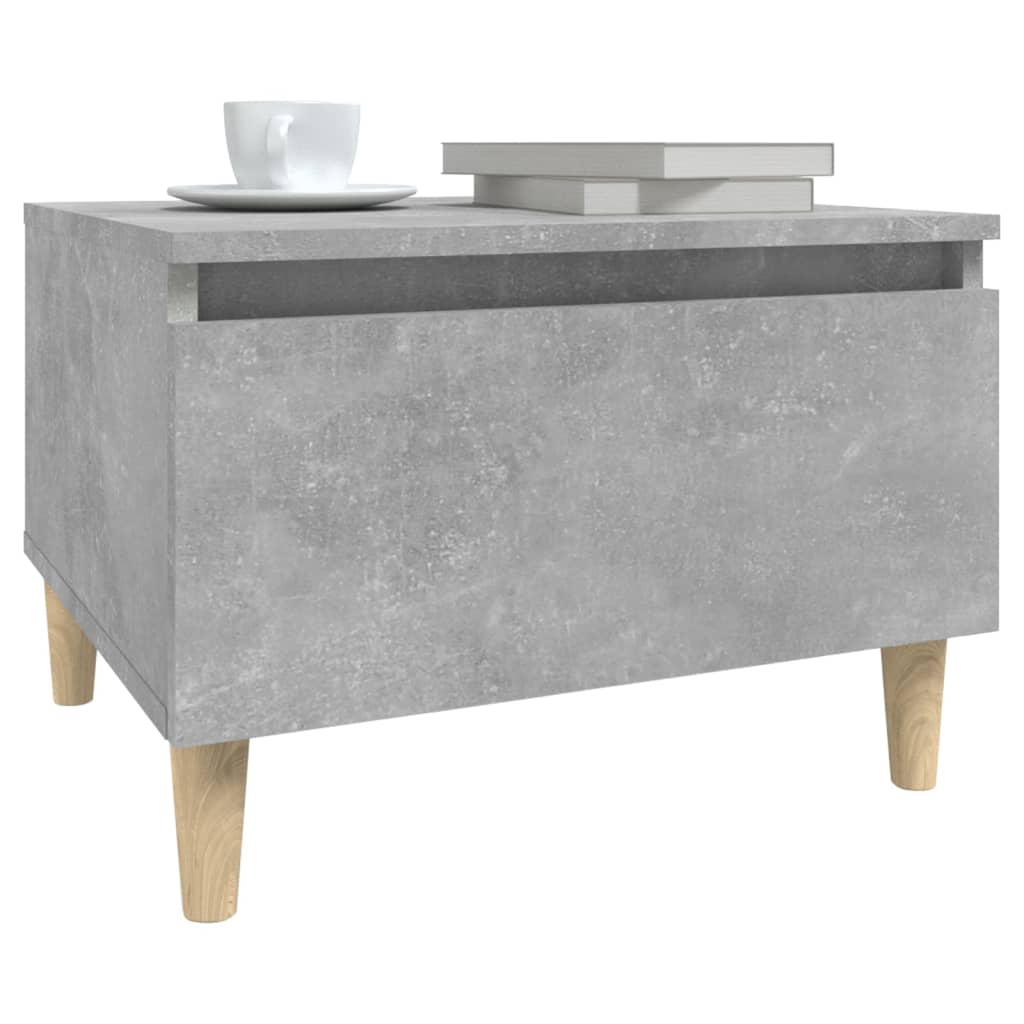 Table d'appoint Gris béton 50x46x35 cm Bois d'ingénierie - XIOS