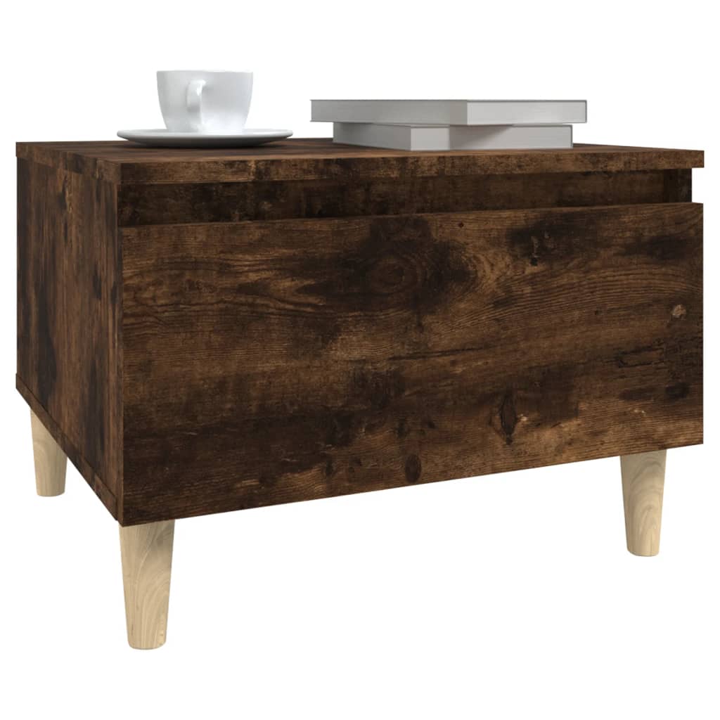 Tables d'appoint 2 pcs Chêne fumé 50x46x35 cm Bois ingénierie - XIOS