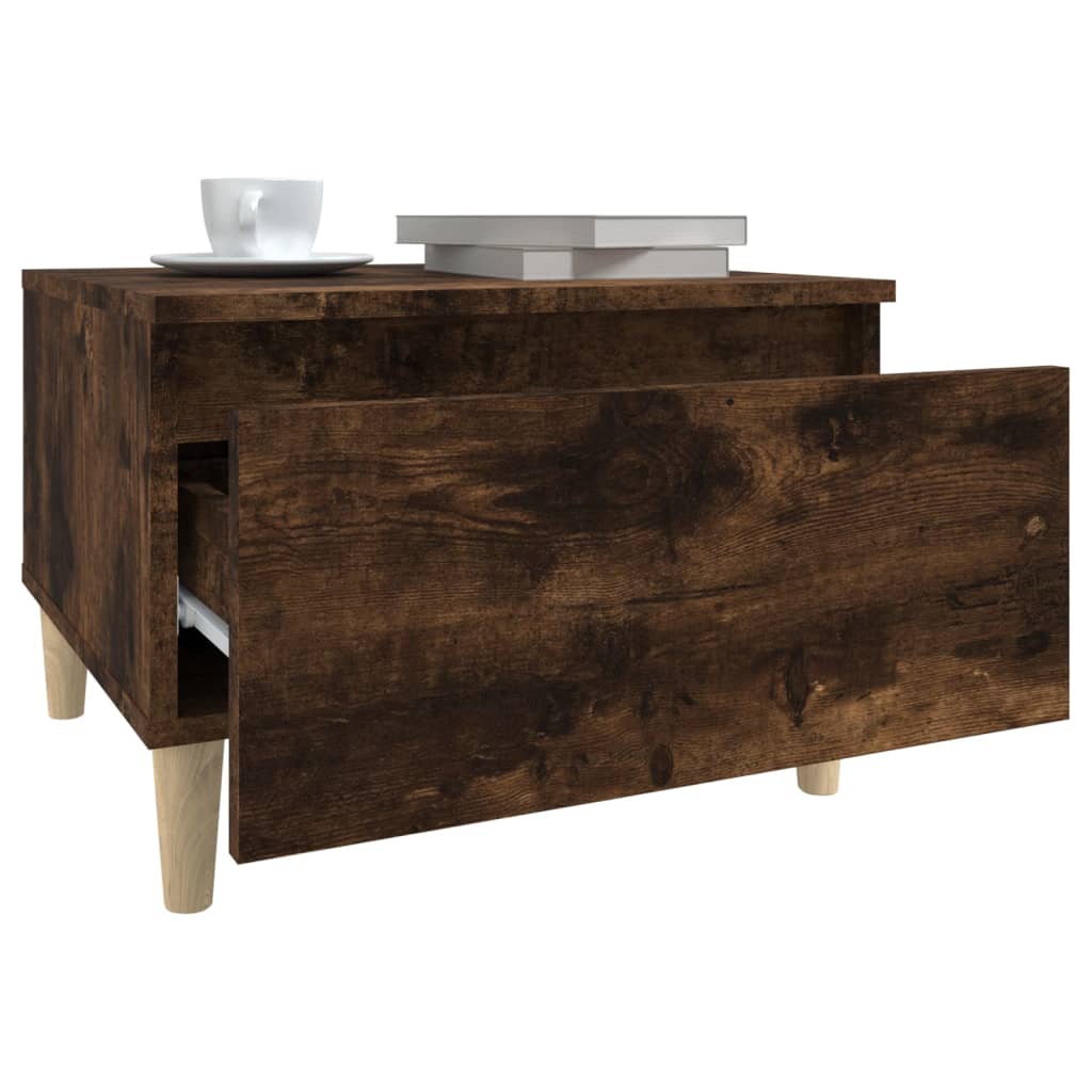 Tables d'appoint 2 pcs Chêne fumé 50x46x35 cm Bois ingénierie - XIOS