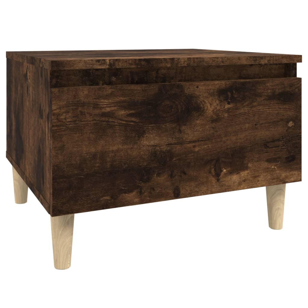 Tables d'appoint 2 pcs Chêne fumé 50x46x35 cm Bois ingénierie - XIOS