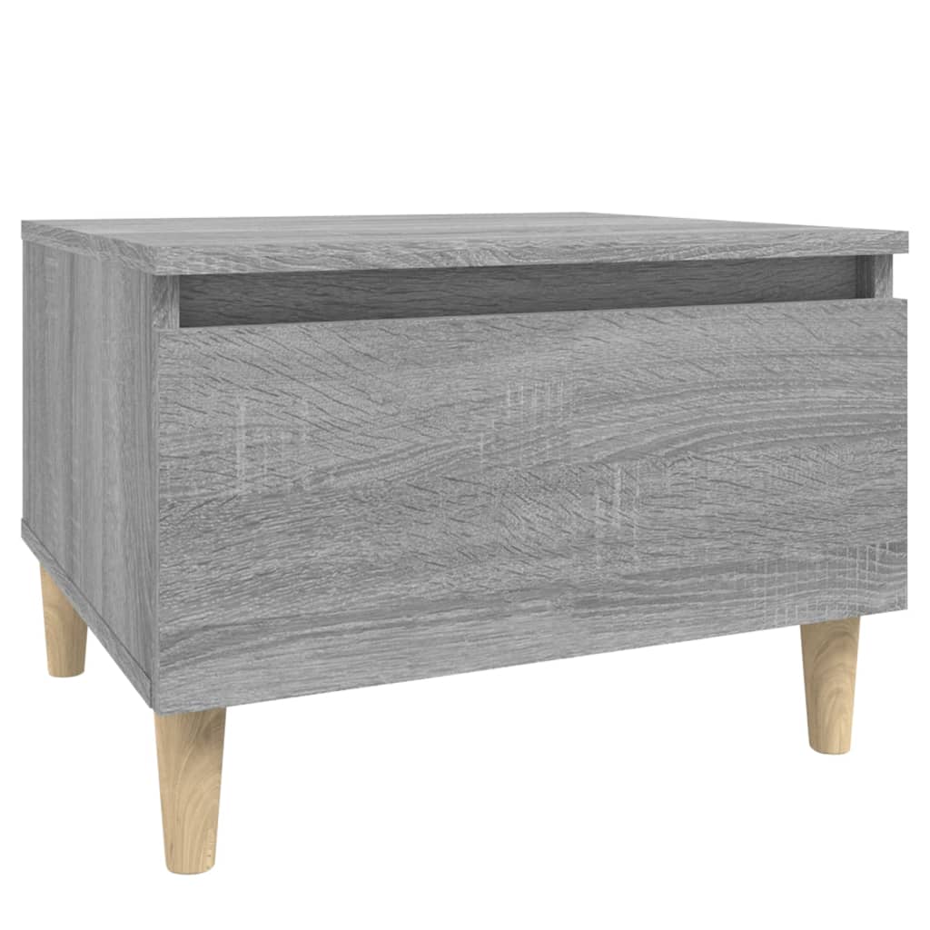 Table d'appoint Sonoma gris 50x46x35 cm Bois d'ingénierie - XIOS