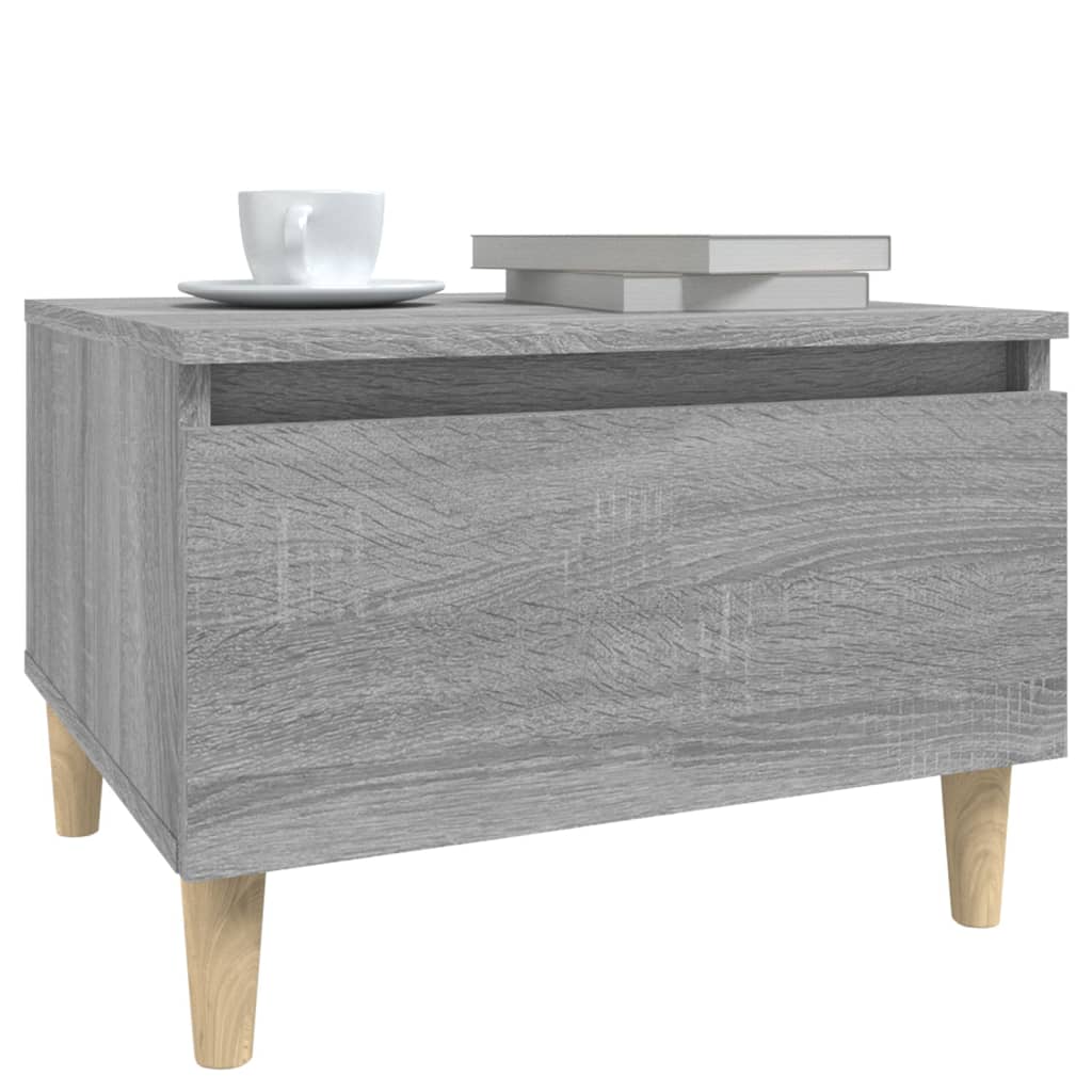 Table d'appoint Sonoma gris 50x46x35 cm Bois d'ingénierie - XIOS