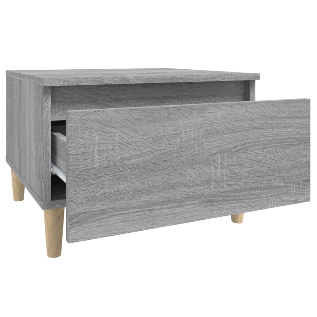 Table d'appoint Sonoma gris 50x46x35 cm Bois d'ingénierie - XIOS