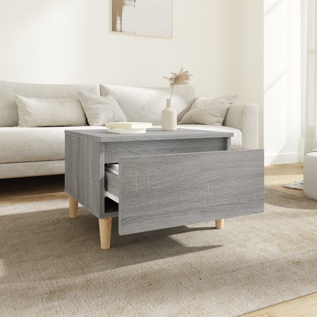 Tables d'appoint 2 pcs Sonoma gris 50x46x35 cm Bois ingénierie - XIOS