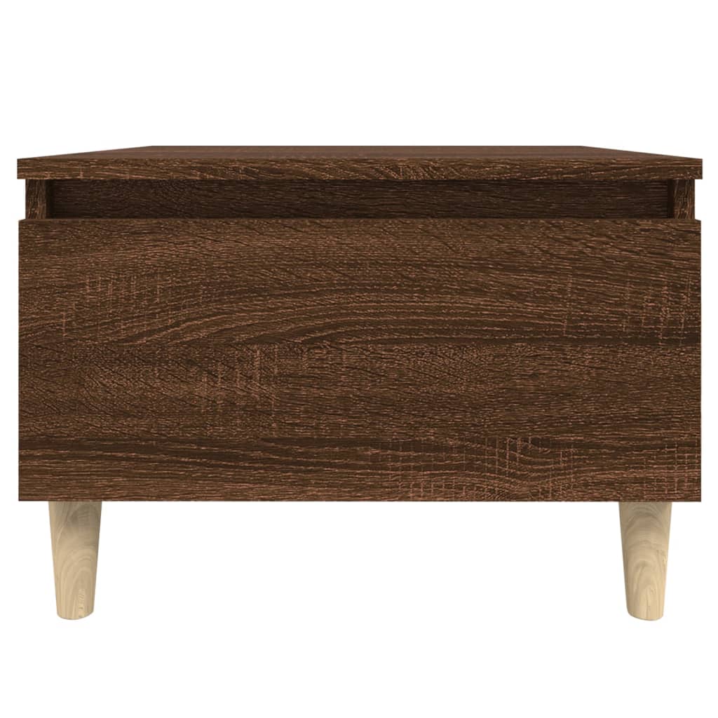 Table d'appoint Chêne marron 50x46x35 cm Bois d'ingénierie - XIOS
