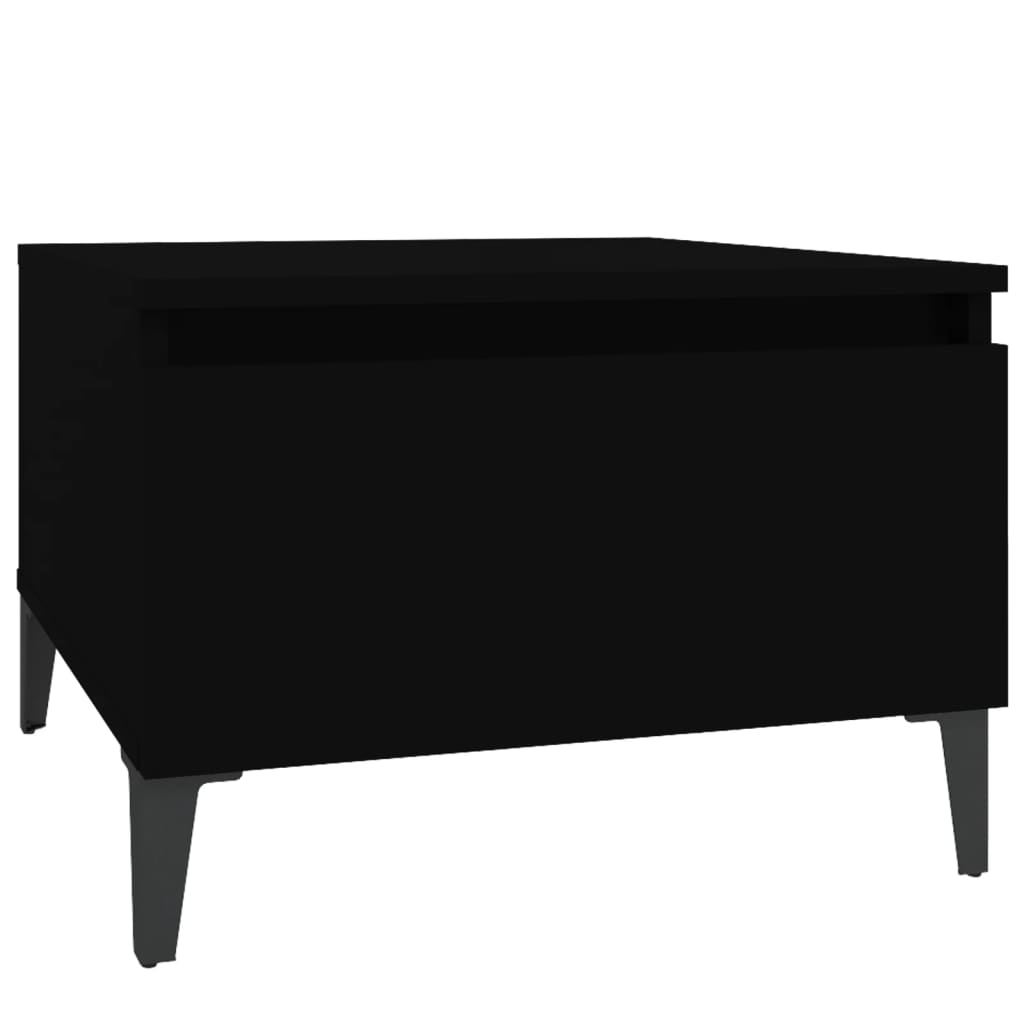Table d'appoint Noir 50x46x35 cm Bois d'ingénierie - XIOS