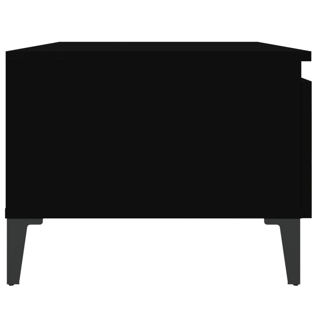 Table d'appoint Noir 50x46x35 cm Bois d'ingénierie - XIOS