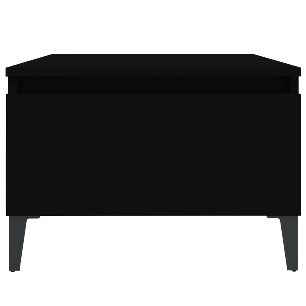 Tables d'appoint 2 pcs Noir 50x46x35 cm Bois d'ingénierie - XIOS