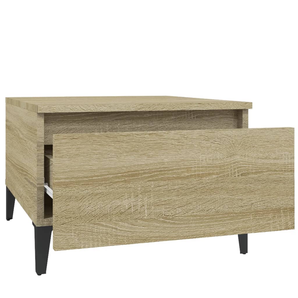 Table d'appoint Chêne sonoma 50x46x35 cm Bois d'ingénierie - XIOS