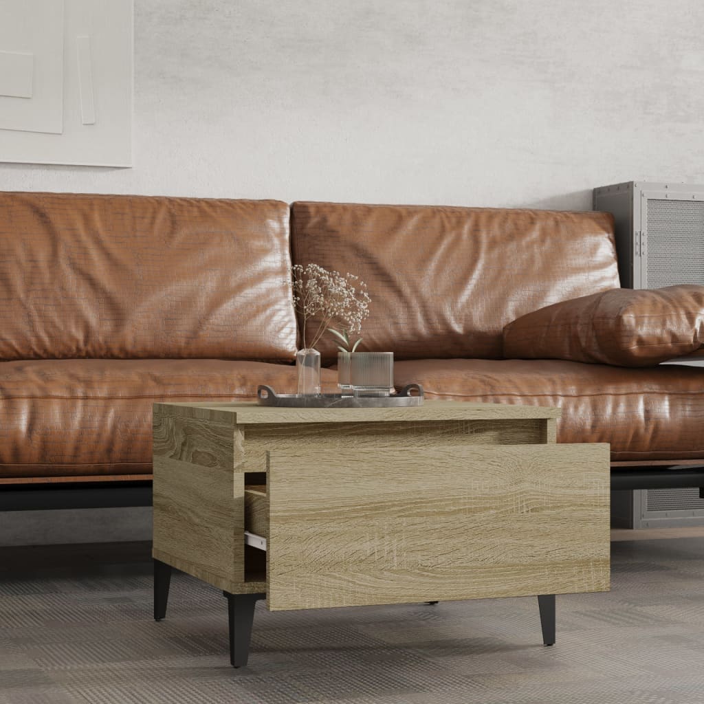 Tables d'appoint 2 pcs Chêne sonoma 50x46x35 cm Bois ingénierie - XIOS