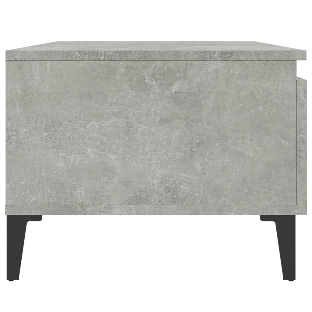 Table d'appoint Gris béton 50x46x35 cm Bois d'ingénierie - XIOS