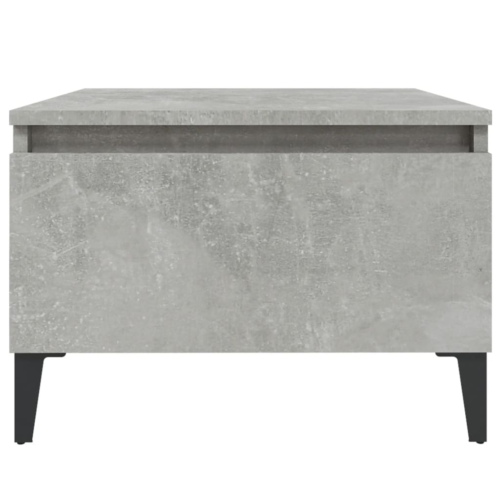 Tables d'appoint 2 pcs Gris béton 50x46x35 cm Bois d'ingénierie - XIOS