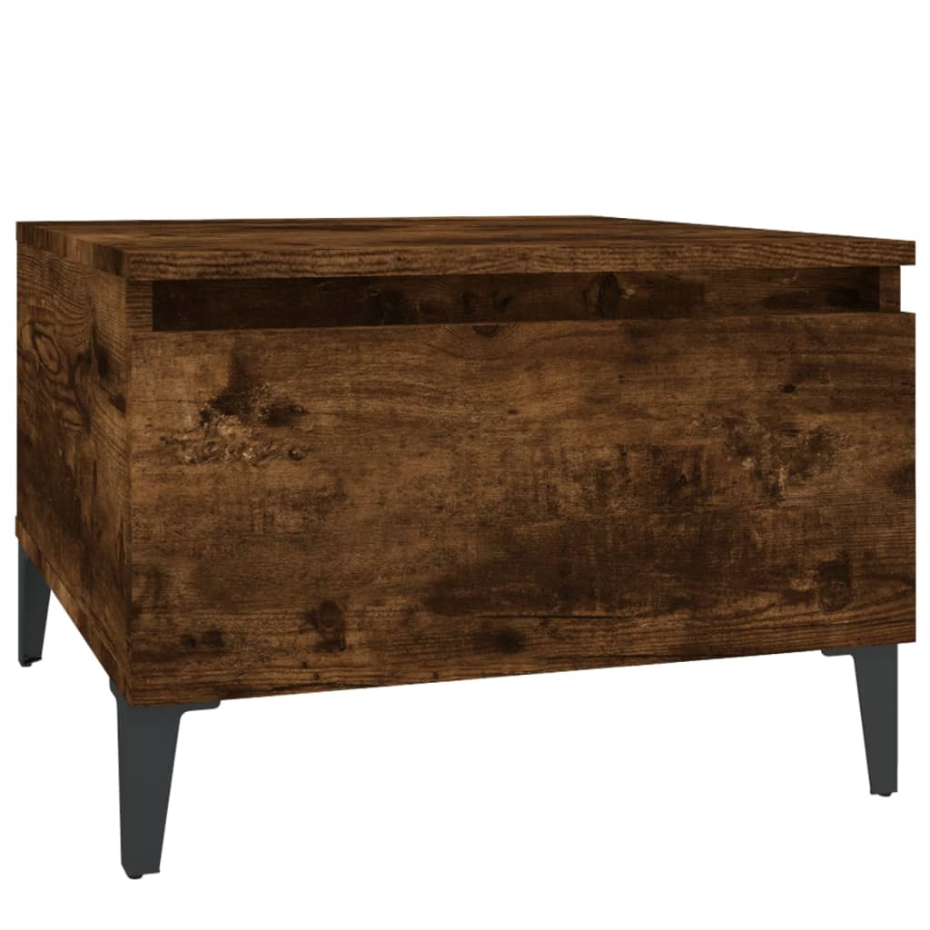Table d'appoint Chêne fumé 50x46x35 cm Bois d'ingénierie - XIOS