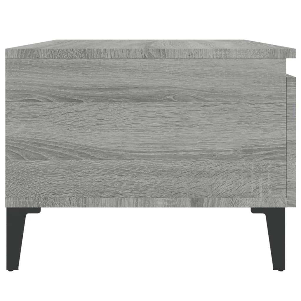 Table d'appoint Sonoma gris 50x46x35 cm Bois d'ingénierie - XIOS
