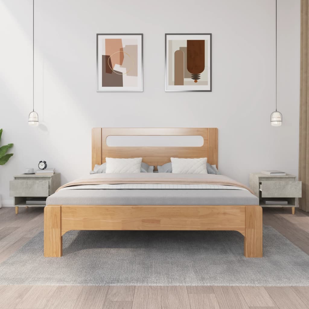 Tables de chevet 2 pcs Gris béton 50x46x50 cm Bois d’ingénierie - XIOS