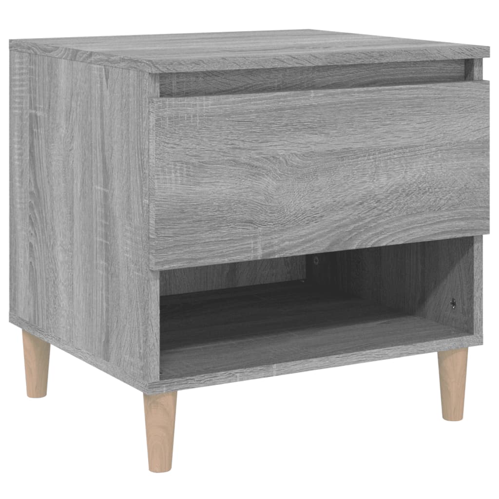 Table de chevet Sonoma gris 50x46x50 cm Bois d'ingénierie - XIOS