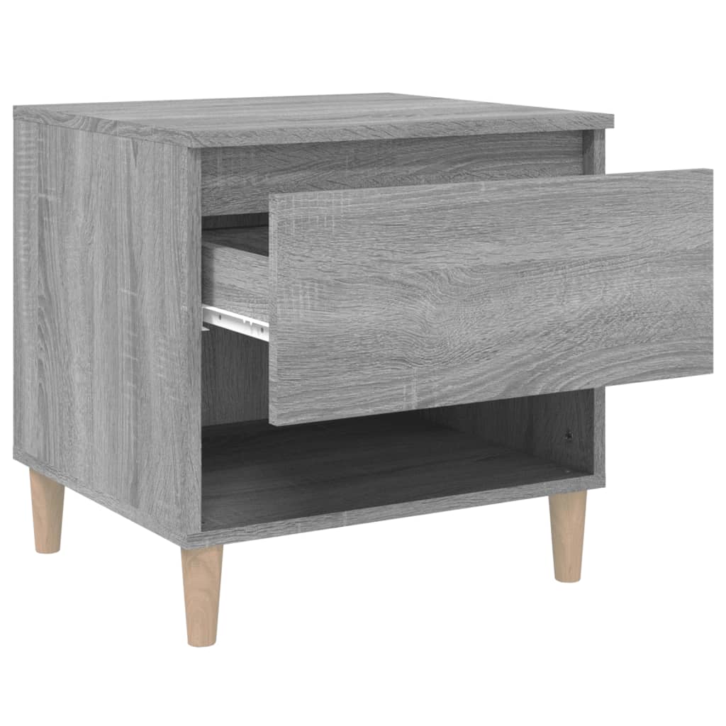 Table de chevet Sonoma gris 50x46x50 cm Bois d'ingénierie - XIOS