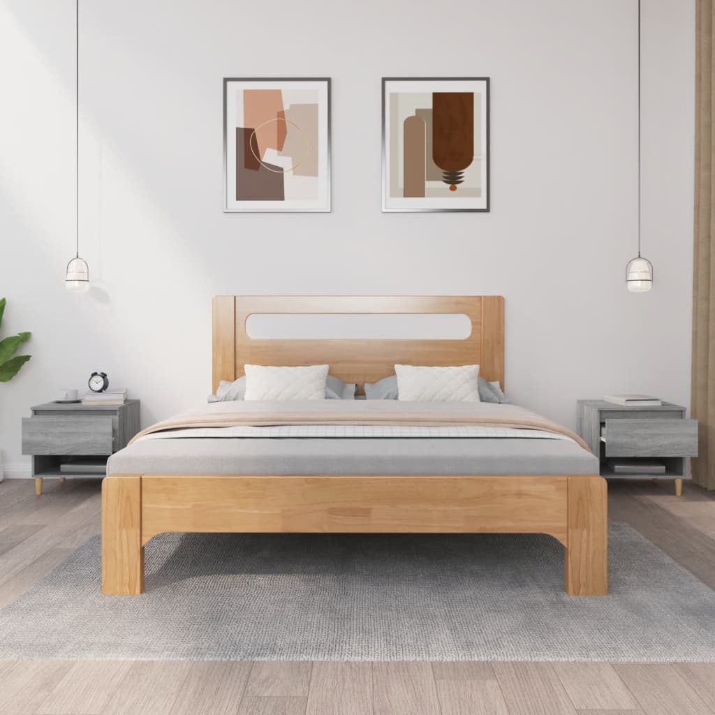 Tables de chevet 2 pcs Sonoma gris 50x46x50cm Bois d’ingénierie Tables de chevet vidaXL   