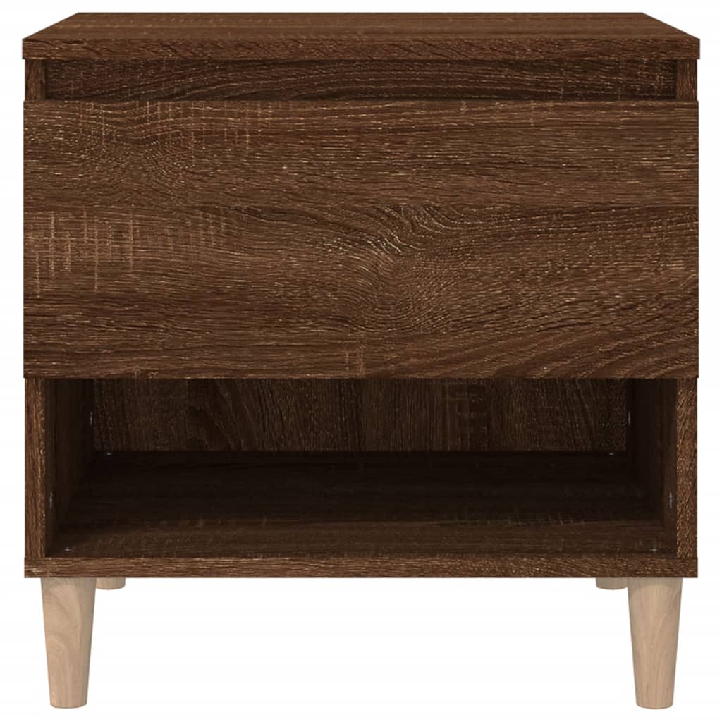 Table de chevet Chêne brun 50x46x50 cm Bois d'ingénierie - XIOS