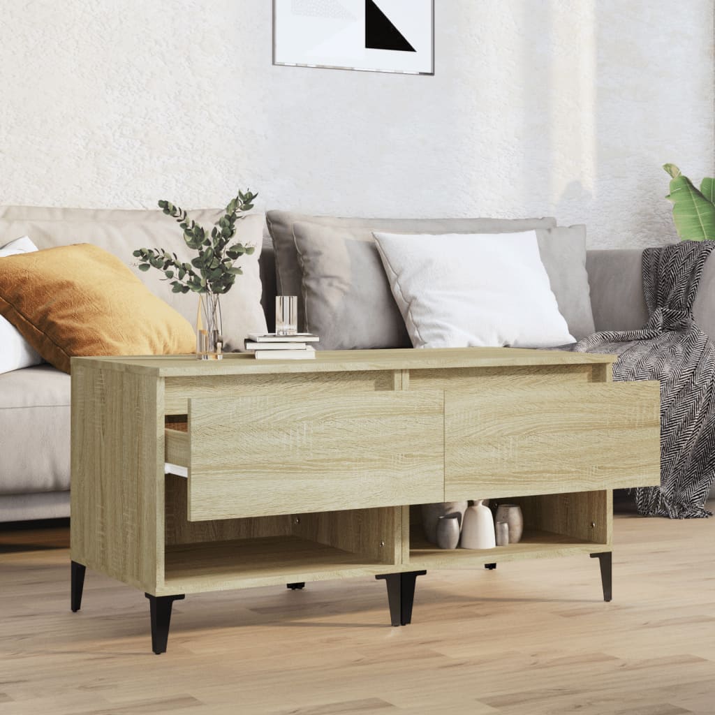 Tables d'appoint 2 pcs Chêne sonoma 50x46x50 cm Bois ingénierie - XIOS