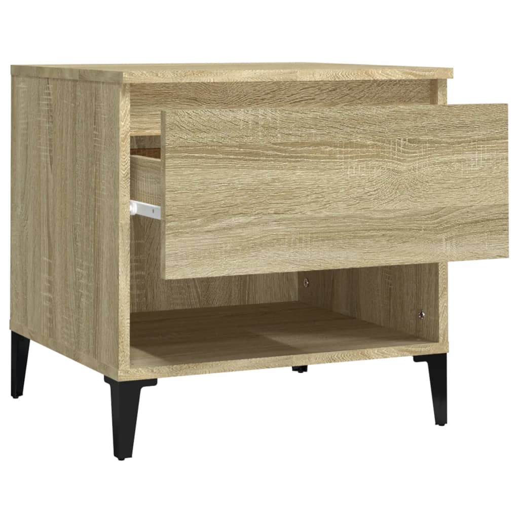 Tables d'appoint 2 pcs Chêne sonoma 50x46x50 cm Bois ingénierie - XIOS