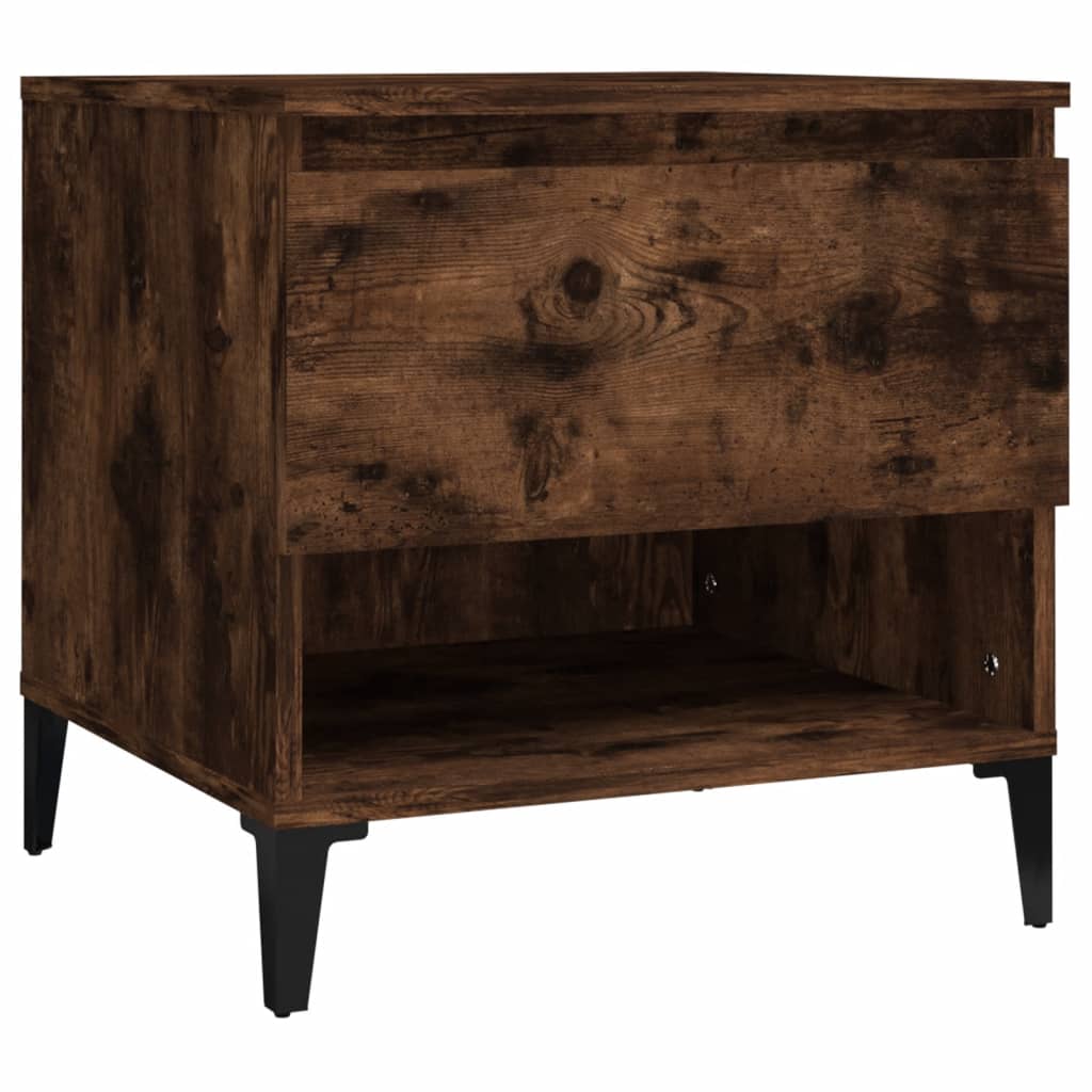 Table d'appoint Chêne fumé 50x46x50 cm Bois d'ingénierie - XIOS