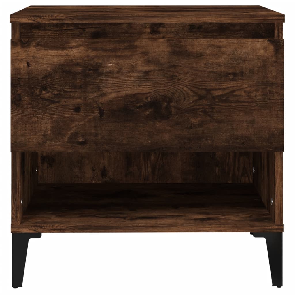 Table d'appoint Chêne fumé 50x46x50 cm Bois d'ingénierie - XIOS