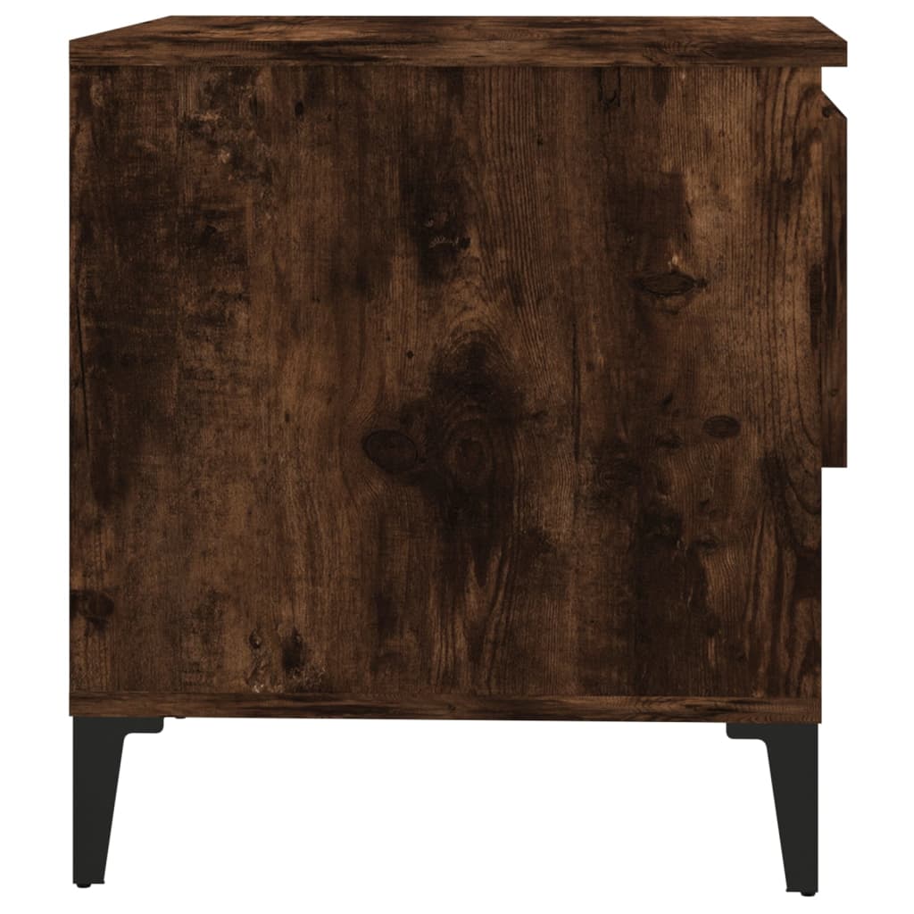 Table d'appoint Chêne fumé 50x46x50 cm Bois d'ingénierie - XIOS