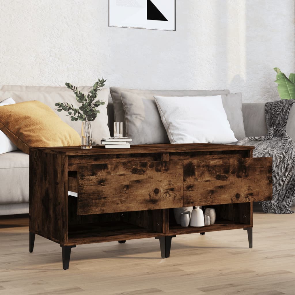 Tables d'appoint 2 pcs Chêne fumé 50x46x50 cm Bois ingénierie - XIOS
