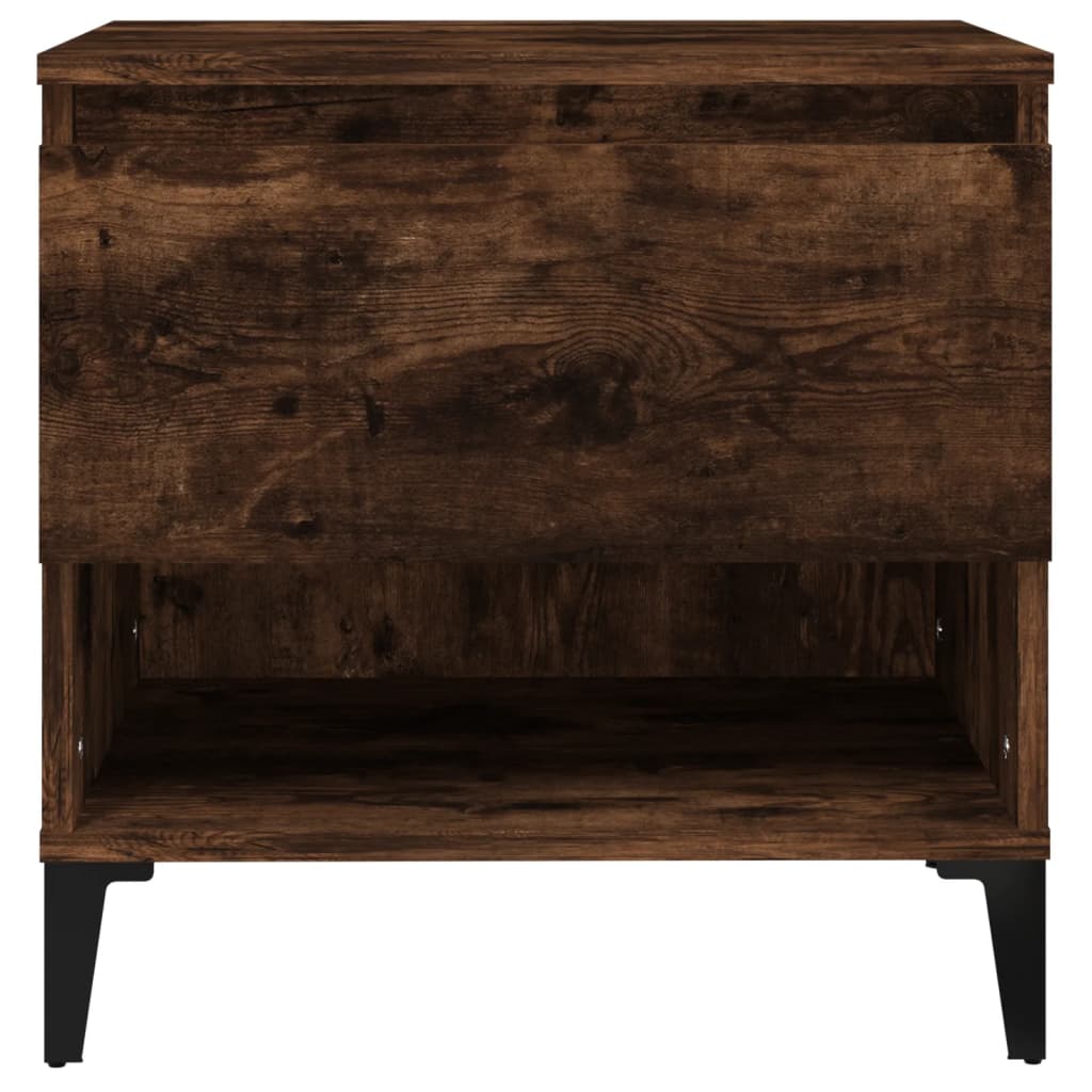 Tables d'appoint 2 pcs Chêne fumé 50x46x50 cm Bois ingénierie - XIOS