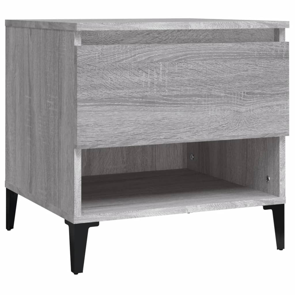 Table d'appoint Sonoma gris 50x46x50 cm Bois d'ingénierie - XIOS