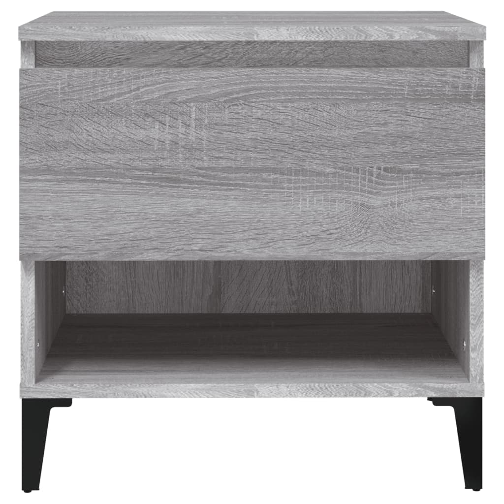 Table d'appoint Sonoma gris 50x46x50 cm Bois d'ingénierie - XIOS