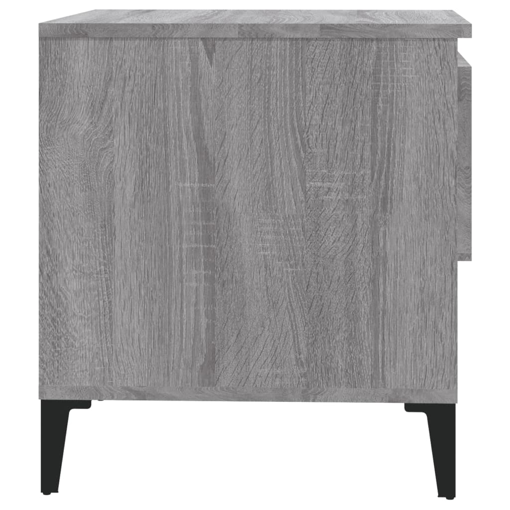 Table d'appoint Sonoma gris 50x46x50 cm Bois d'ingénierie - XIOS