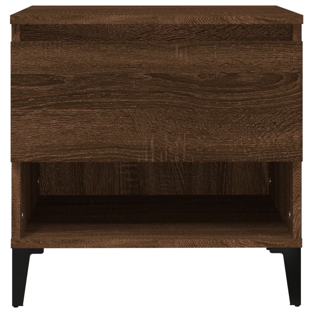 Table d'appoint Chêne marron 50x46x50 cm Bois d'ingénierie - XIOS