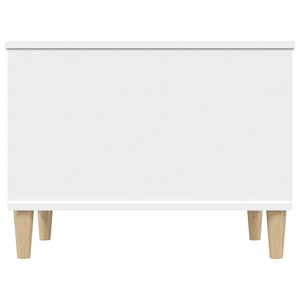 Table basse Blanc 60x44,5x45 cm Bois d'ingénierie - XIOS