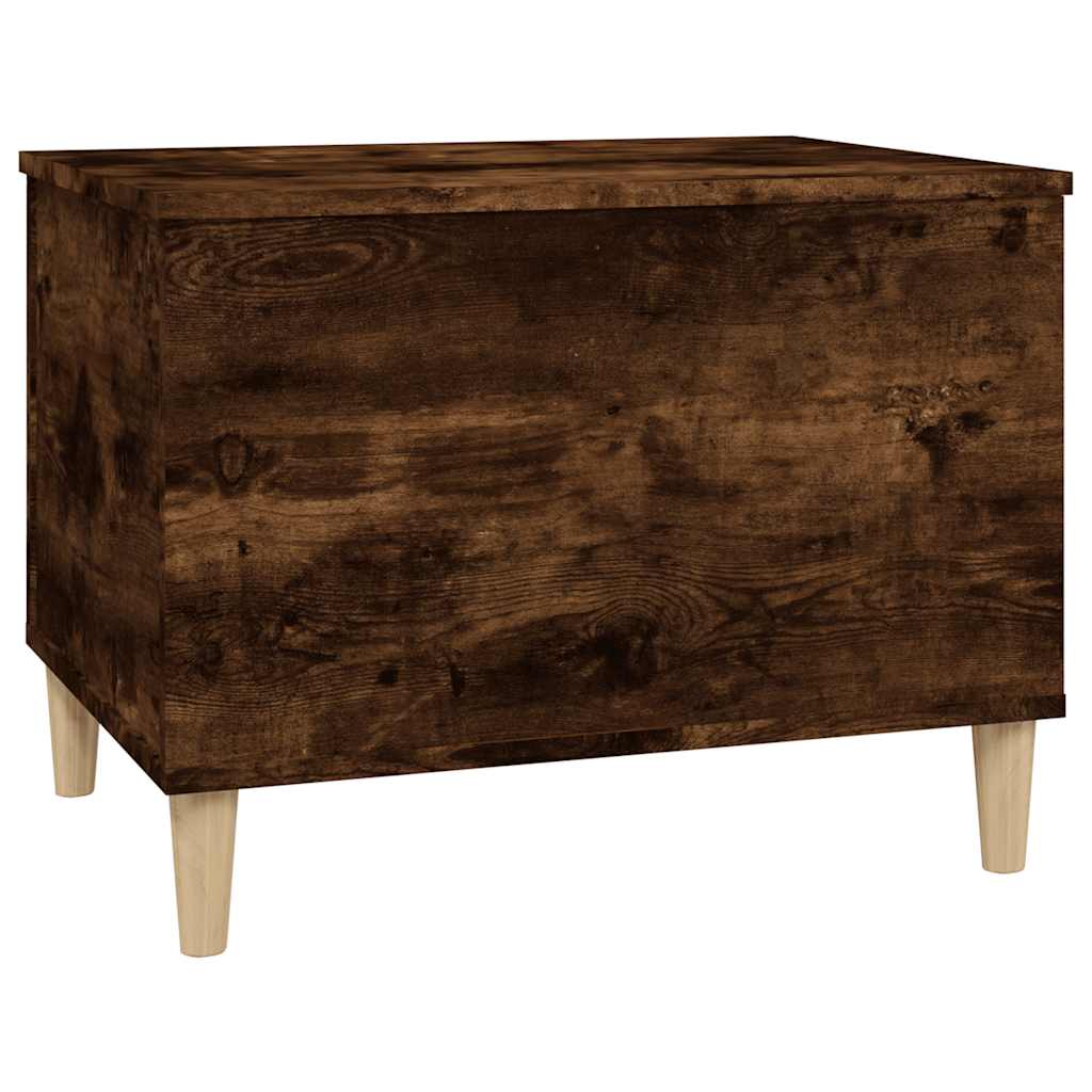 Table basse Chêne fumé 60x44,5x45 cm Bois d'ingénierie - XIOS