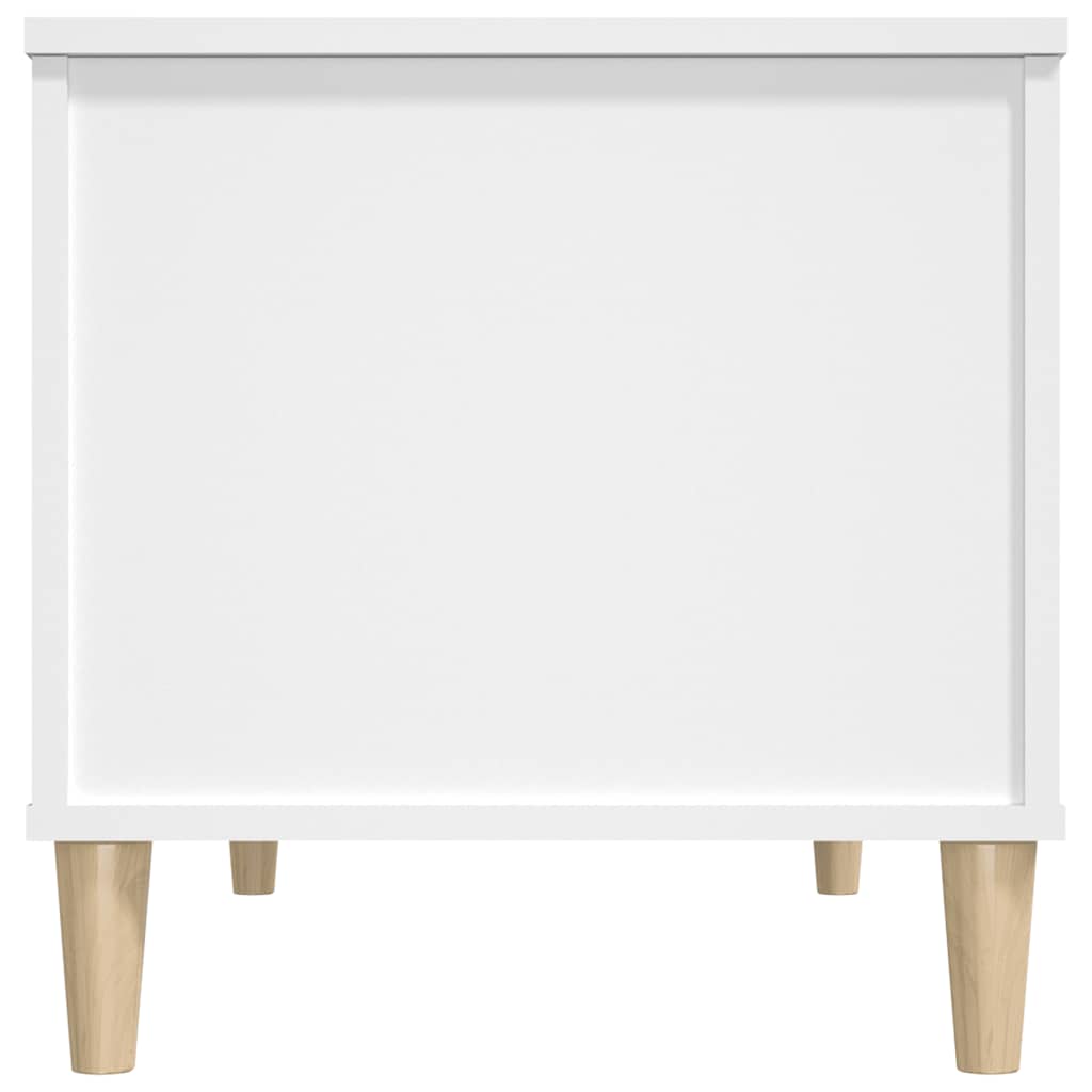 Table basse Blanc 90x44,5x45 cm Bois d'ingénierie - XIOS