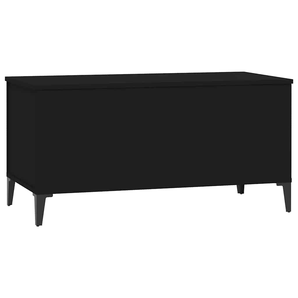 Table basse Noir 90x44,5x45 cm Bois d'ingénierie - XIOS