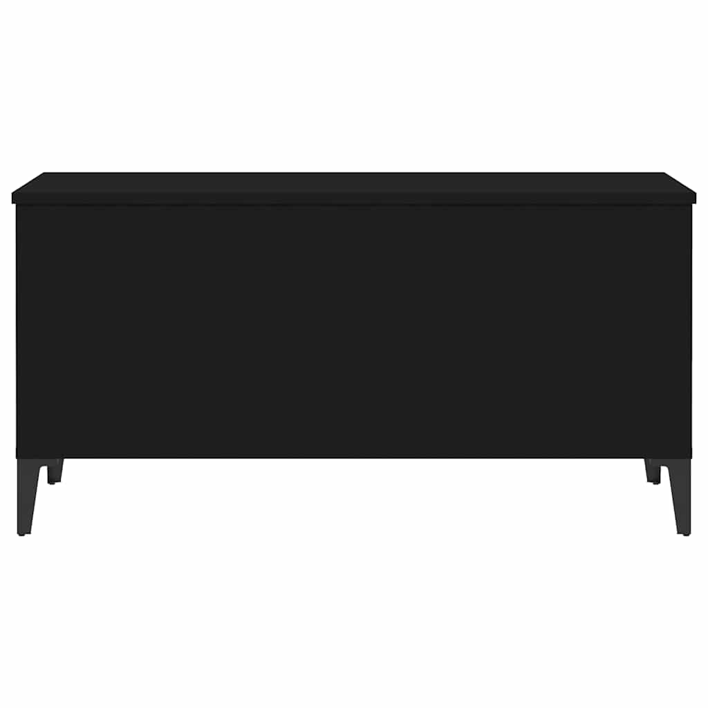Table basse Noir 90x44,5x45 cm Bois d'ingénierie - XIOS