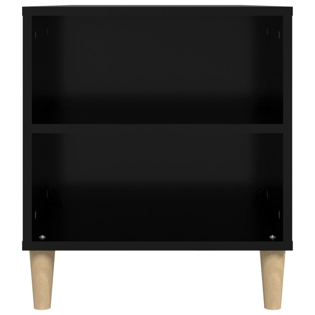 Meuble TV Noir 102x44,5x50 cm Bois d'ingénierie Meubles TV vidaXL   