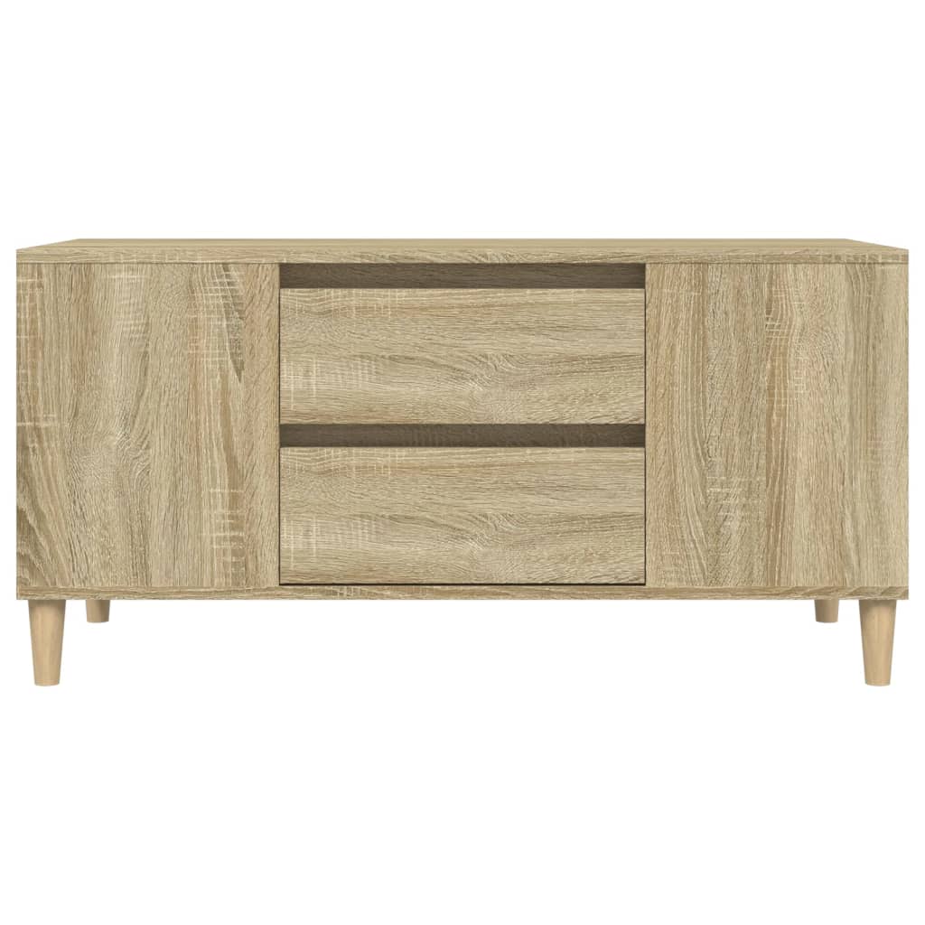 Meuble TV Chêne sonoma 102x44,5x50 cm Bois d'ingénierie - XIOS