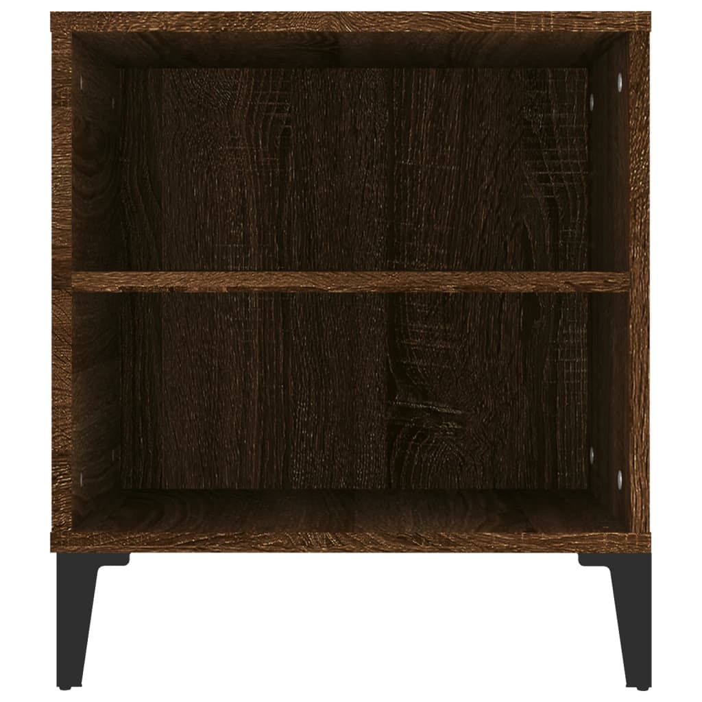 Meuble TV Chêne marron 102x44,5x50 cm Bois d'ingénierie - XIOS