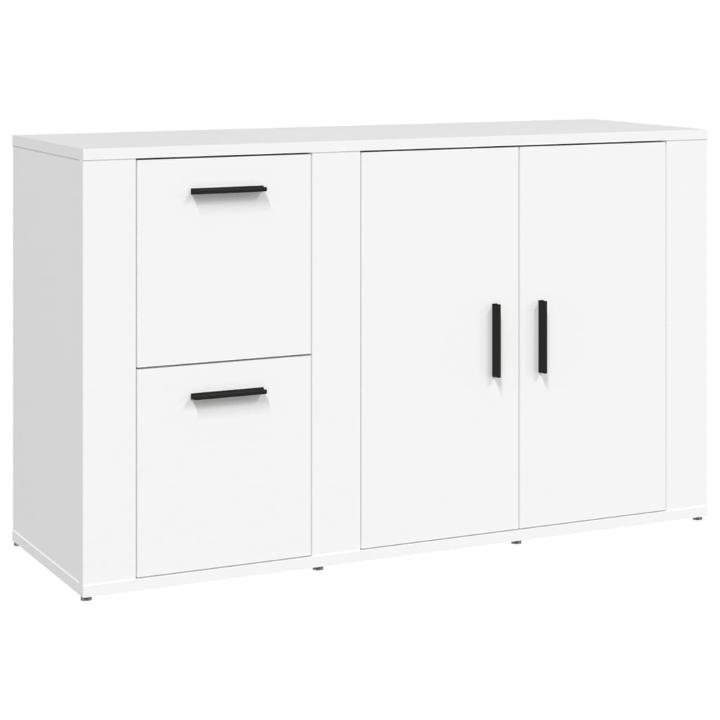 Buffet Blanc 100x33x59,5 cm Bois d'ingénierie - XIOS