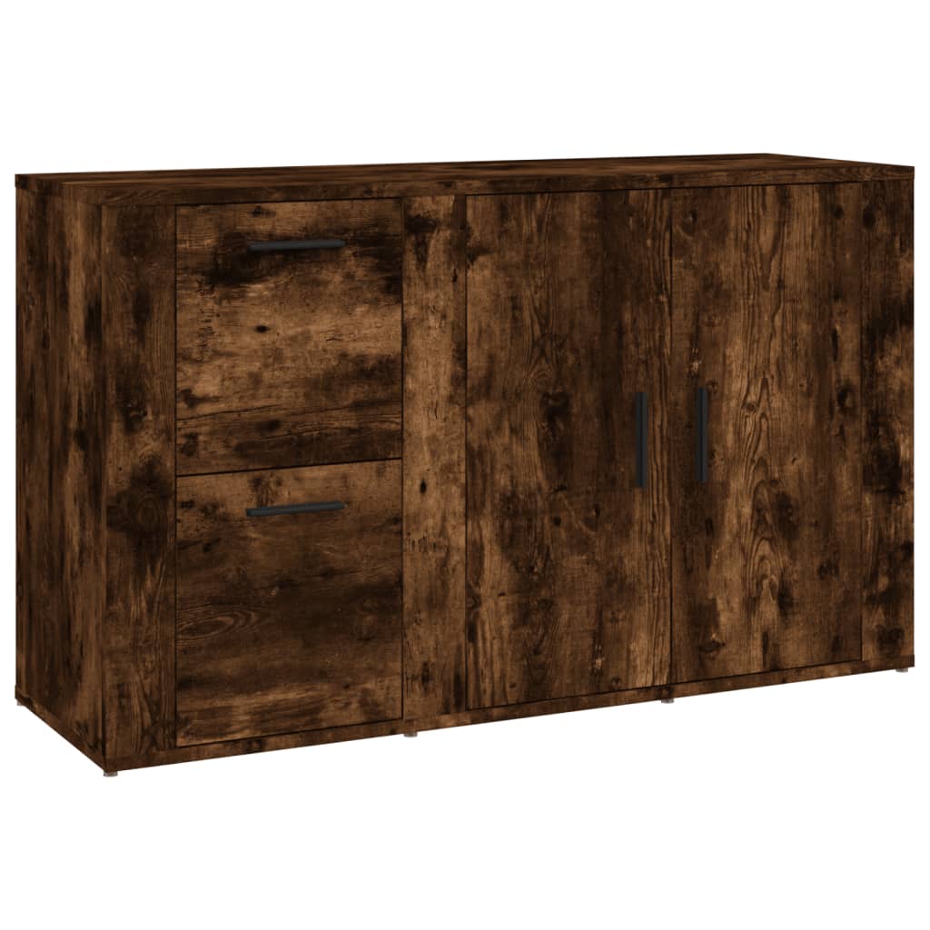 Buffet Chêne fumé 100x33x59,5 cm Bois d'ingénierie - XIOS