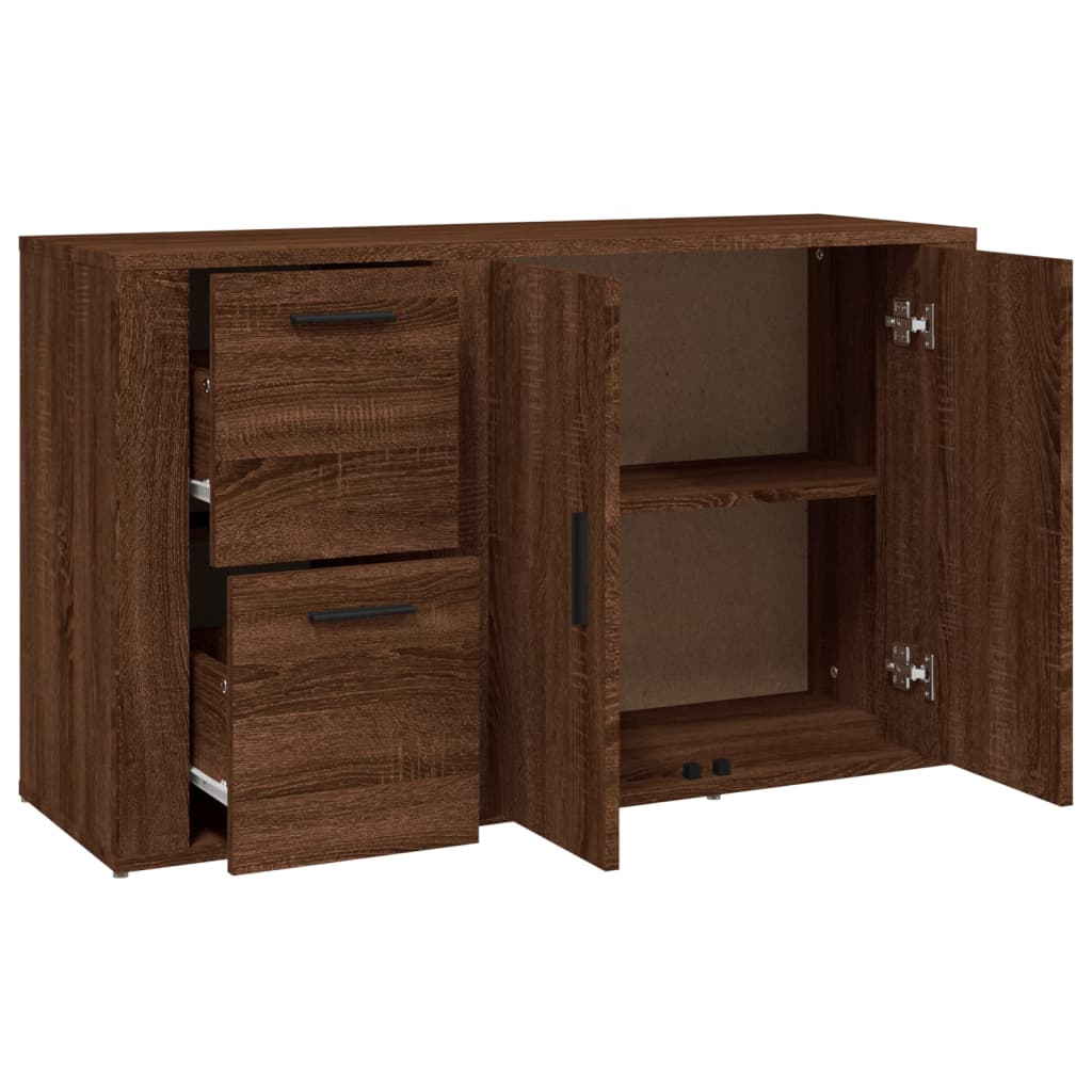 Buffet Chêne marron 100x33x59,5 cm Bois d'ingénierie - XIOS