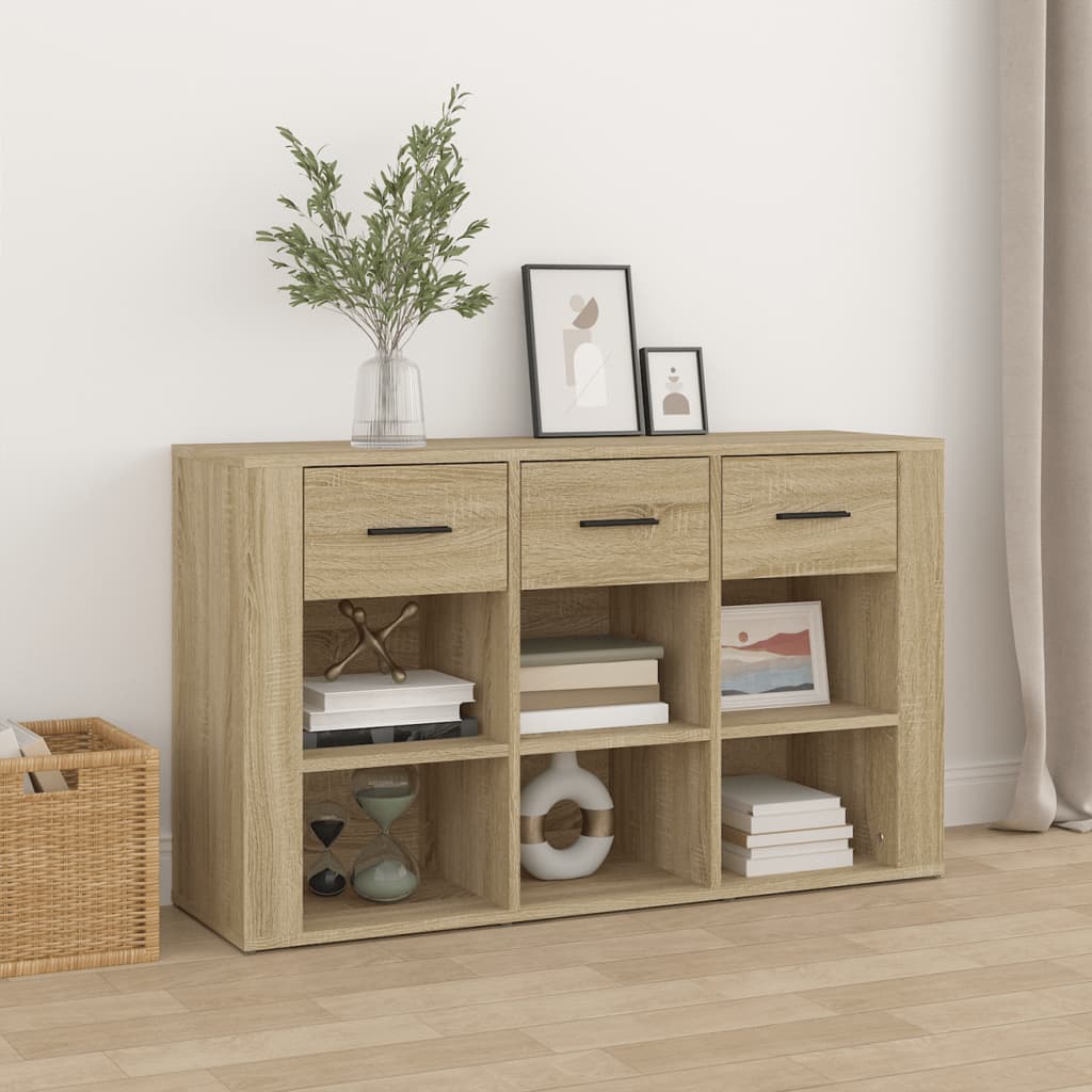 Buffet Chêne sonoma 100x30x59,5 cm Bois d'ingénierie - XIOS