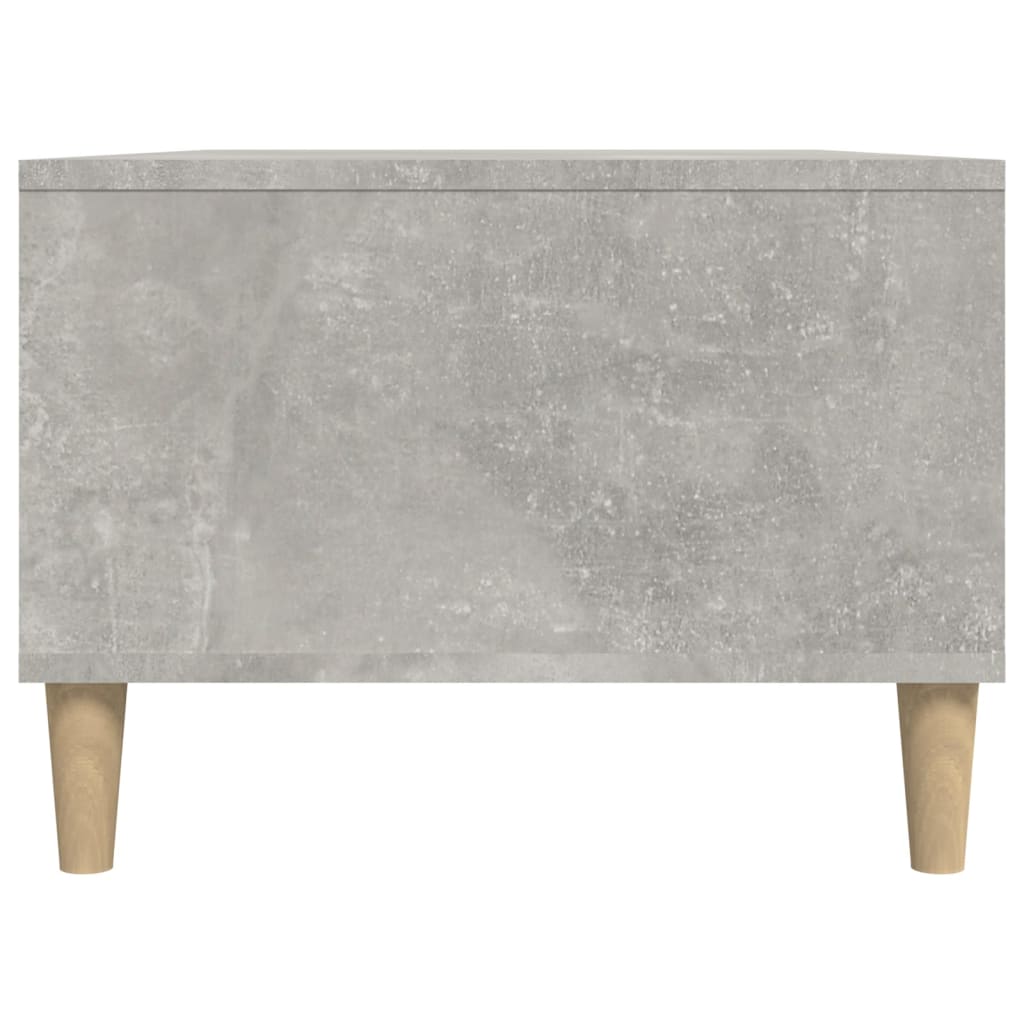 Table basse Gris béton 90x50x36,5 cm Bois d'ingénierie - XIOS