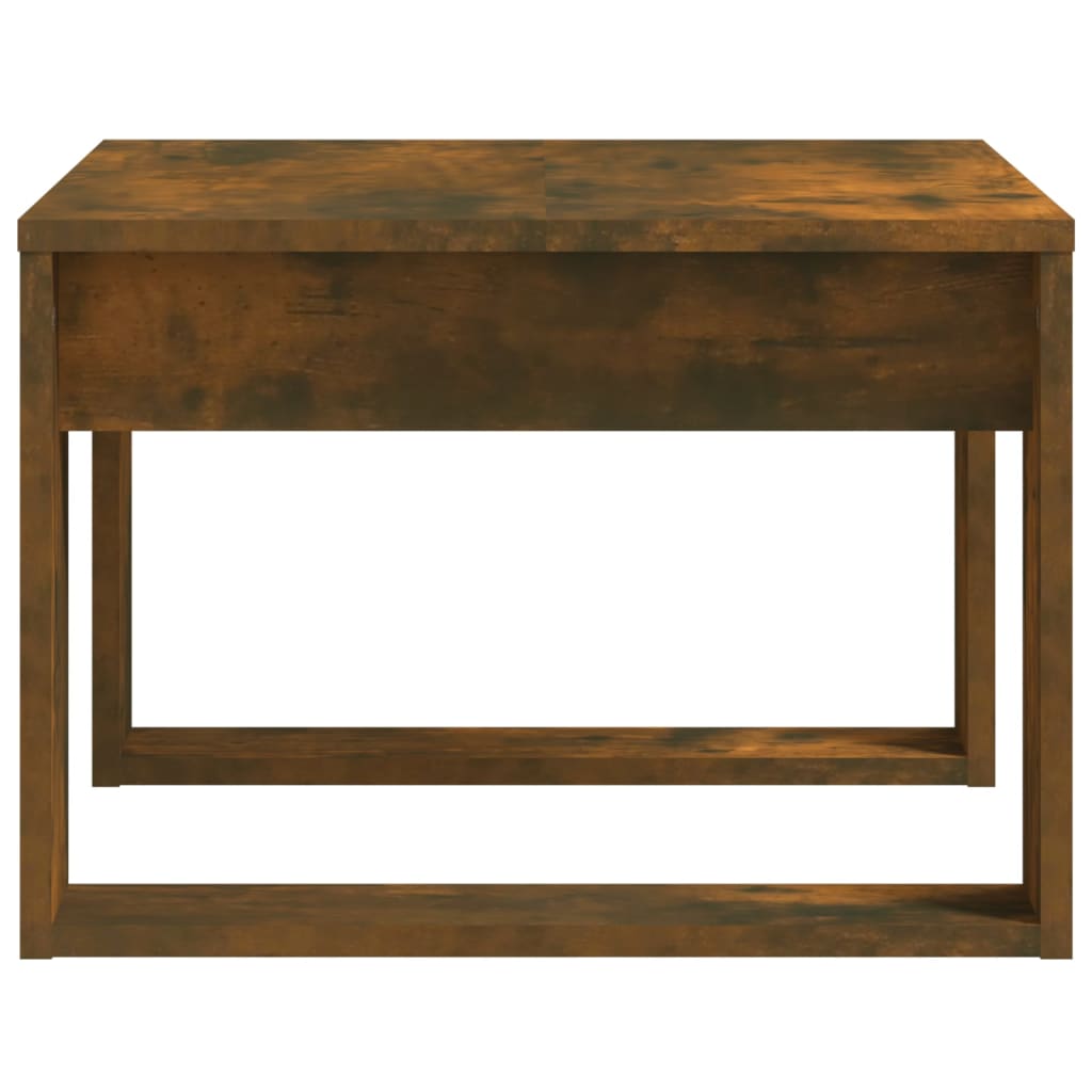 Table d'appoint Chêne fumé 50x50x35 cm Bois d'ingénierie Tables basses vidaXL