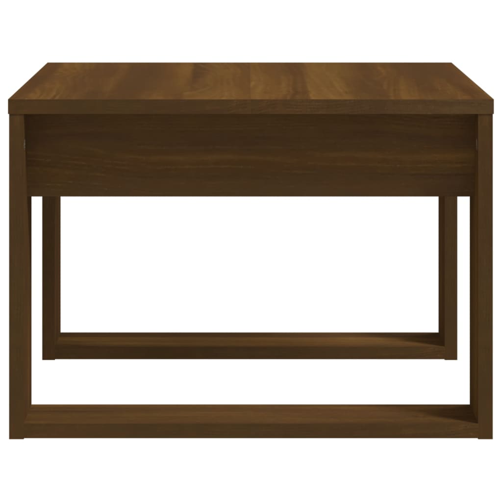 Table d'appoint Chêne marron 50x50x35 cm Bois d'ingénierie Tables basses vidaXL